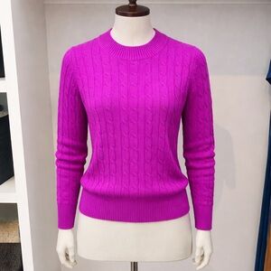 Vineyard Vines Crewneck Sweater - Vibrant Pink - cashmere